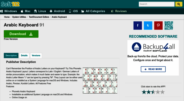 arabic-keyboard.soft112.com