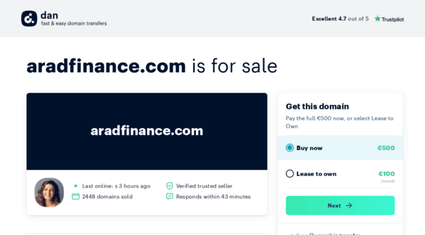aradfinance.com