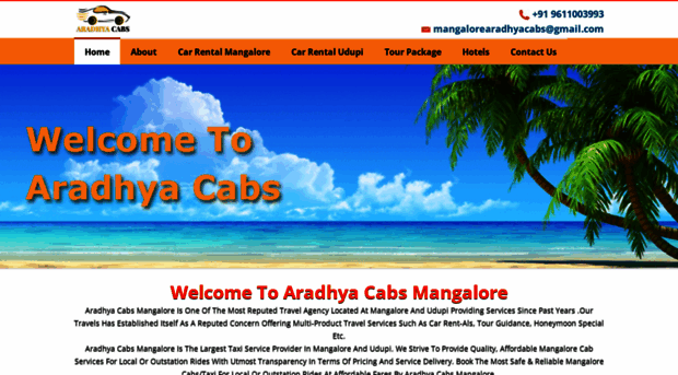 aradhyacabsmangalore.com