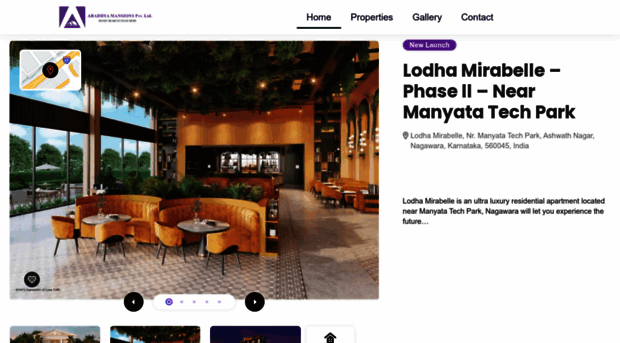 aradhyamansions.com