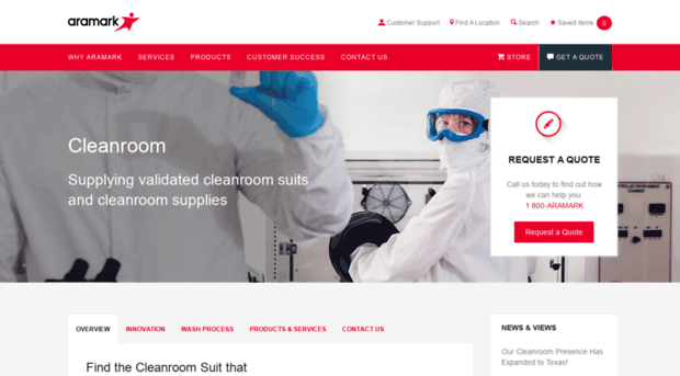 aramark-cleanroom.com