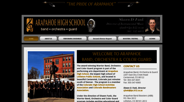 arapahoeband.com