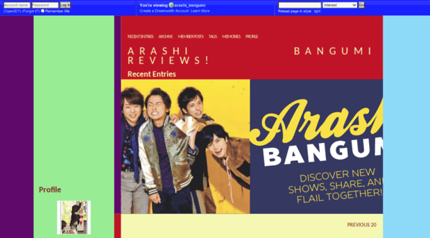 arashi-bangumi.dreamwidth.org