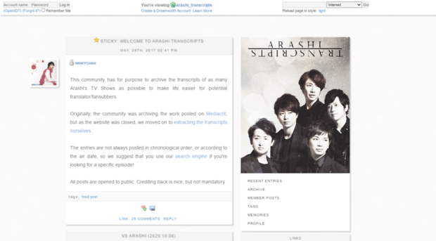arashi-transcripts.dreamwidth.org