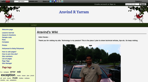 aravind.wikidot.com