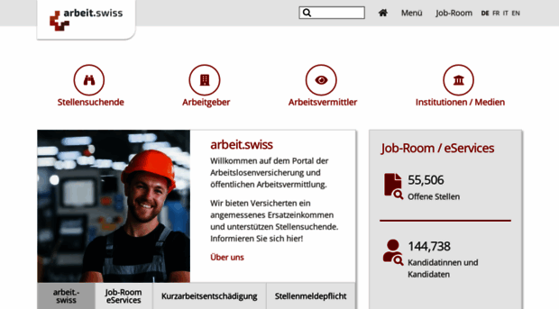 Arbeit.swiss - Startseite - Arbeit