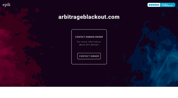 arbitrageblackout.com