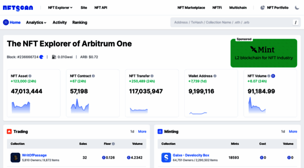 arbitrum.nftscan.com