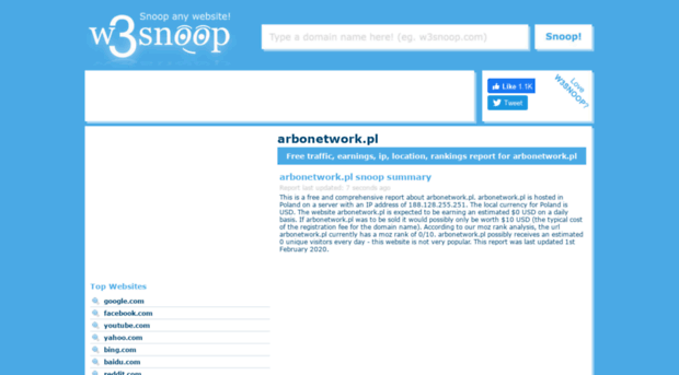 arbonetwork.pl.w3snoop.com