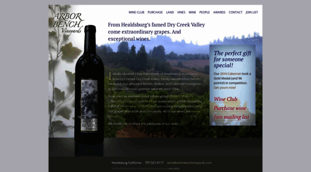 arborbenchvineyards.com