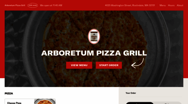 arboretumpizza.com
