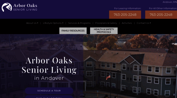 arboroakseniorlivingmn.com