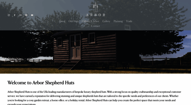 arborshepherdhuts.co.uk