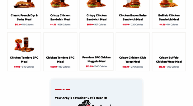 arbys-menus.com