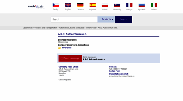 arc-autocentrum.czechtrade.us