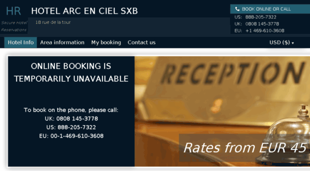 arc-enciel-strasbourg.hotel-rez.com
