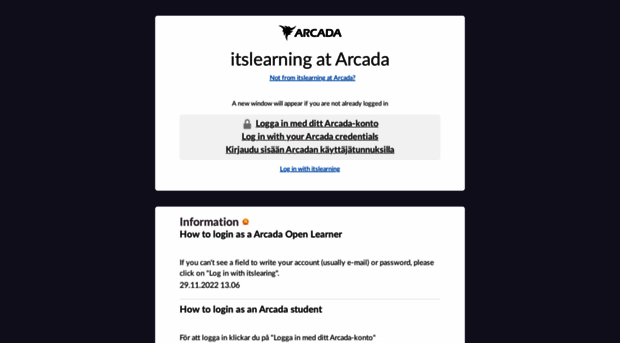 arcada.itslearning.com