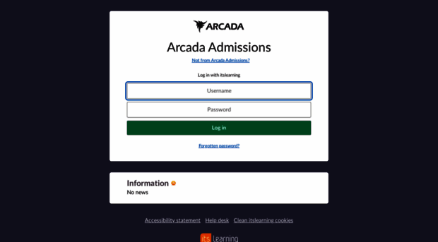 arcadaadmissions.itslearning.com