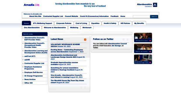 arcadialite.aberdeenshire.gov.uk