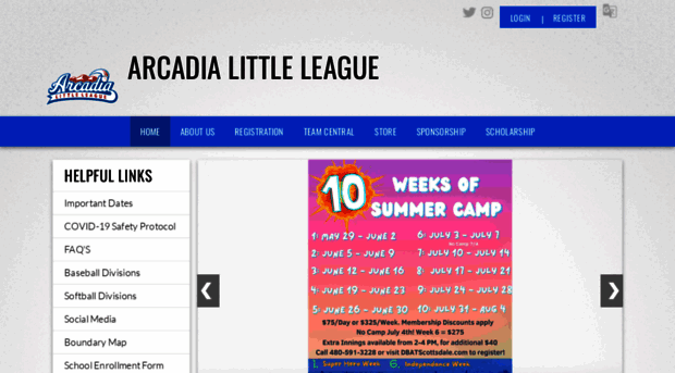 arcadialittleleague.com