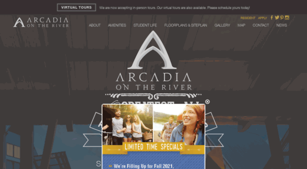 arcadiaontheriver.com