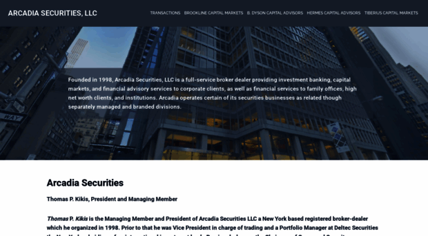 arcadiasecurities.com