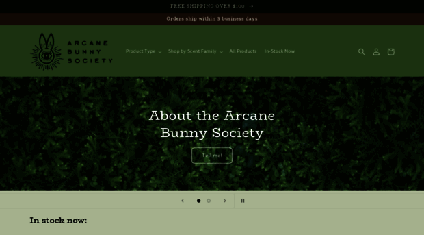 arcanebunnysociety.com