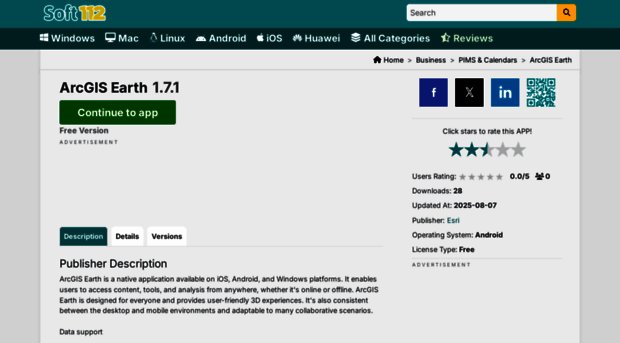 arcgis-earth.soft112.com
