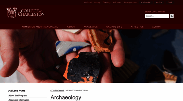 archaeology.cofc.edu