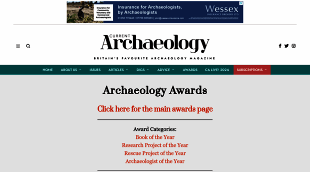 archaeologyawards.org