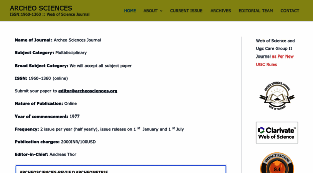 archeosciences.org