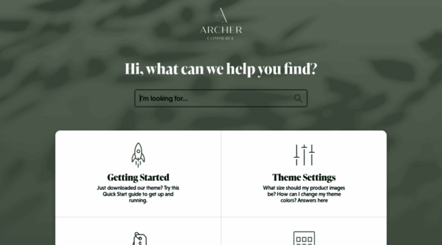 archer-commerce.helpscoutdocs.com