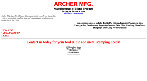 archermfg.com