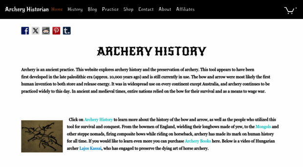 archeryhistorian.com