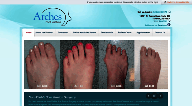 archesfootinstitute.com