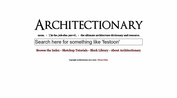 architectionary.com