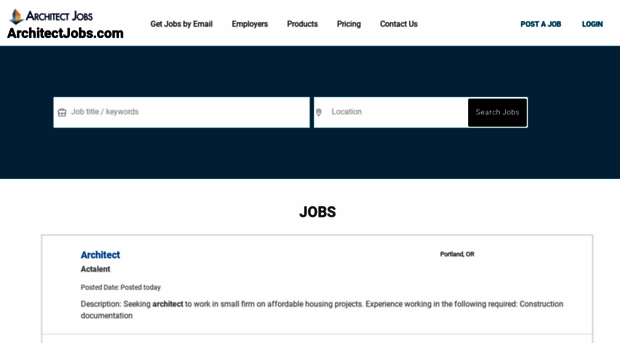 architectjobs.com