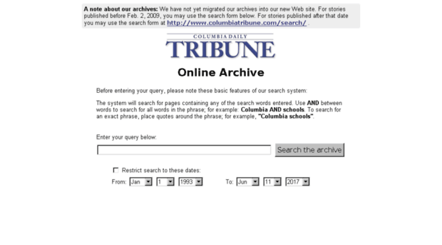 archive.columbiatribune.com