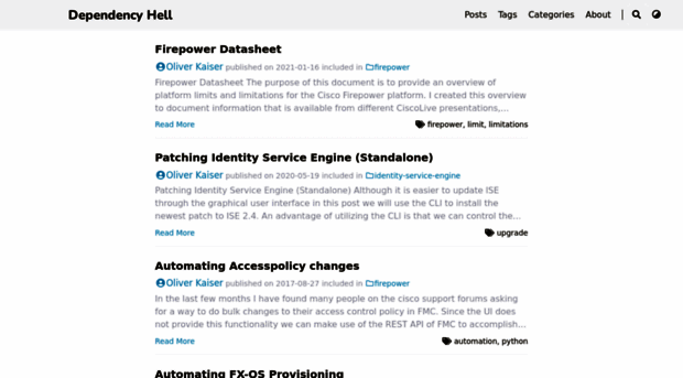 archive.dependencyhell.net