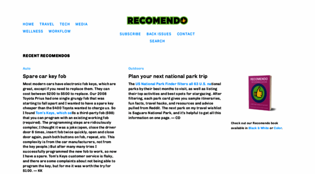 archive.recomendo.com