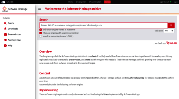 archive.softwareheritage.org