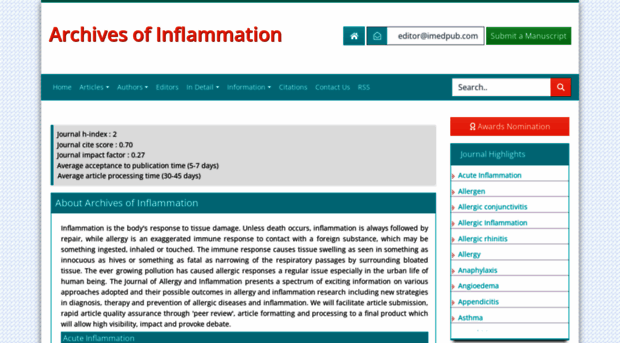 archives-inflammation.imedpub.com