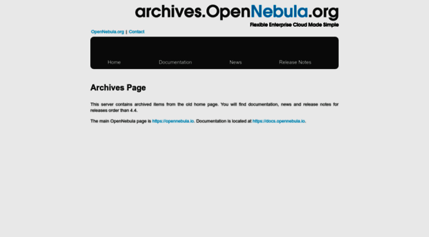 archives.opennebula.org