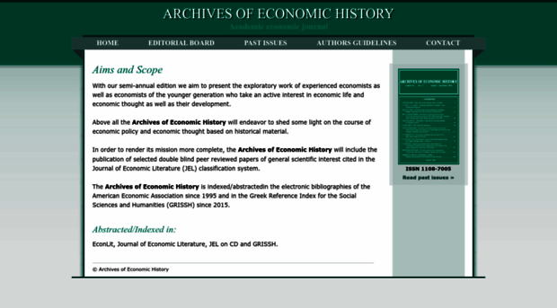 archivesofeconomichistory.com