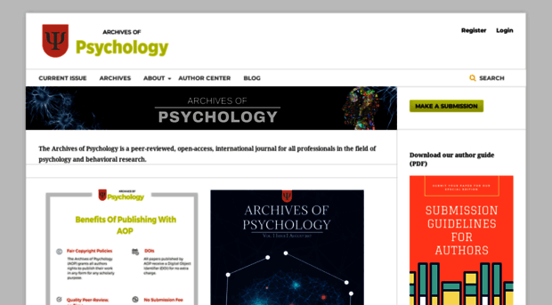 archivesofpsychology.org