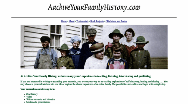 archiveyourfamilyhistory.com