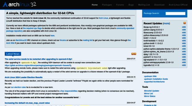 archlinux32.org
