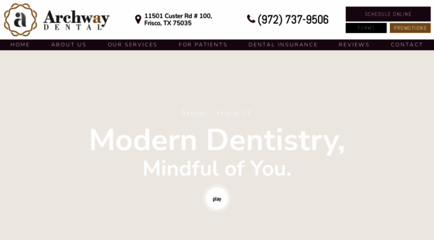 archwaydentalfrisco.com