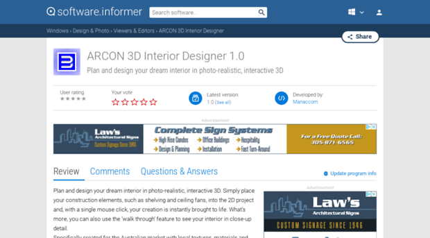 arcon-3d-interior-designer.software.informer.com