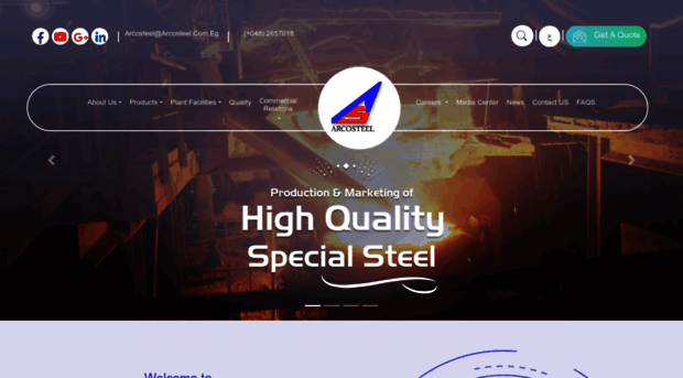 arcosteel.com.eg